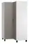 102 cm breiter Kleiderschrank mit 2 Türen | Farbe: Weiß Abbildung