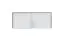 Schrankaufsatz Hannut 03, Farbe: Weiß / Eiche - Abmessungen: 40 x 100 x 56 cm (H x B x T)