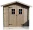 Gartenhaus 2,78 x 2,26 Meter (inkl. Dach) | Naturbelassen | Satteldach Abbildung