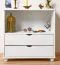 Regal Kiefer massiv Vollholz Weiß Junco 49B - 83 x 82 x 41 cm (H x B x T)