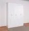 Drehtürenschrank / Kleiderschrank Muros 04, Farbe: Weiß - 222 x 150 x 52 cm (H x B x T)