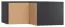 Aufsatz für Eckkleiderschrank Leoncho 40, Farbe: Schwarz / Eiche - Abmessungen: 45 x 102 x 104 cm (H x B x T)