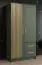 Kleiderschrank mit modernen Design und genügend Stauraum Similaun 66, Farbe: Grün - Abmessungen: 202 x 103 x 40 cm (H x B x T), mit fünf Fächern und zwei Schubladen