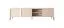TV-Unterschrank mit genügend Stauraum Zaghouan 09, Farbe: Beige - Abmessungen: 53,5 x 202,9 x 39,5 cm (H x B x T)