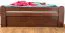 Jugendbett "Easy Premium Line" K4, inkl. 2 Schubladen und 1 Abdeckblende, 140 x 200 cm Buche Vollholz massiv dunkelbraun lackiert