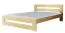 Jugendbett Milo 37 inkl. Lattenrost, Farbe: Natur, massiv - 140 x 200 cm (B x L)