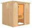 Sauna Martina 08, 68 mm Wandstärke - 210 x 184 x 202 cm (B x T x H)