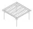 Pavillon Moderno Groß aus druckimprägnierter Kiefer - Abmessung: 445 x 445 cm (L x B)