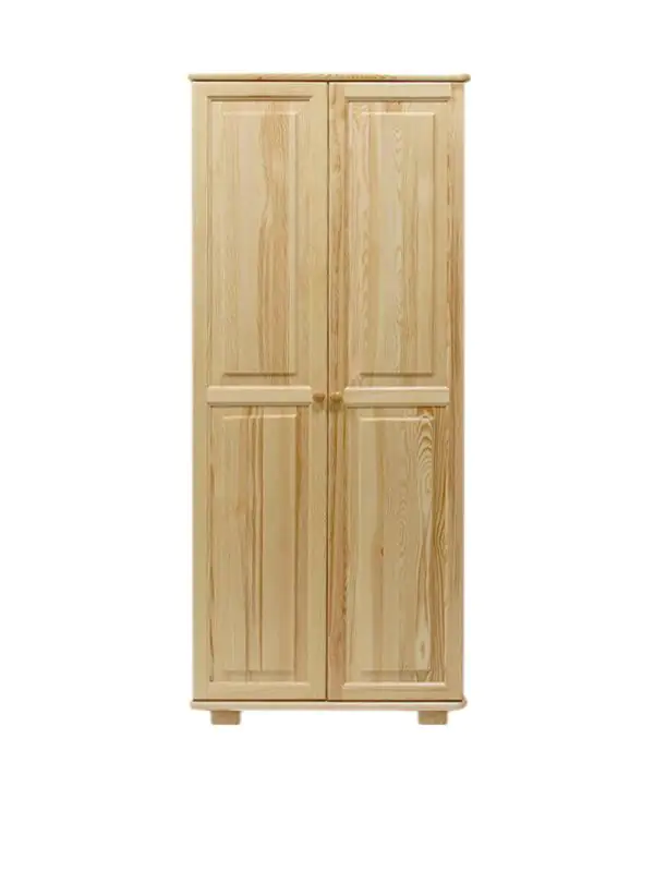 Kleiderschrank Holz natur 008 - Abmessung 190 x 90 x 60 cm (H x B x T)