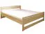 Kinderbett / Jugendbett Buche massiv Vollholz natur 115, inkl. Lattenrost - Abmessung 90 x 200 cm