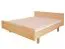Kinderbett / Jugendbett Buche massiv Vollholz natur 116B, inkl. Lattenrost - 200 x 140 cm (L x B)