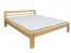 Jugendbett Kiefer massiv Vollholz natur 73, inkl. Lattenrost - Abmessung 160 x 200 cm