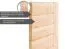 Massivholzsauna Matilde 01, 40 mm Wandstärke - 193 x 184 x 209 cm (B x T x H)