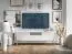 TV-Unterschrank Worthing 29, Farbe: Weiß / Gold - Abmessungen: 56 x 154 x 39 cm (H x B x T)