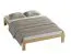 Schlichtes Jugendbett Erts 11, Kiefer Vollholz massiv, Farbe: Kiefer - Liegefläche: 120 x 200 cm (B x L)
