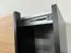 Kleiderschrank / Schiebetürenschrank | 245,5 x 130 x 64 cm | 2 Kleiderstangen | 6 Einlegeböden | 6 Fächer | 2 Schiebetüren | Farbe: Schwarz | Soft-Close