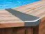Edelstahl-Eckverstärkungen für Holzpool Verano