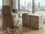 Rollcontainer / Rollschrank Cianjur 06, Farbe: Eiche / Weiß - Abmessungen: 72 x 120 x 45 cm (H x B x T)