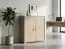 Kommode Cianjur 07, Farbe: Eiche / Weiß - Abmessungen: 108 x 105 x 40 cm (H x B x T)