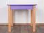 Kindertisch Laurenz Buche Vollholz massiv natur / lila - Abmessungen: 47 x 50 x 50 cm (H x B x T)