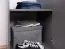 Schrank Hannut 42, Farbe: Anthrazit - Abmessungen: 190 x 50 x 56 cm (H x B x T)