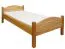 Kinderbett 80 x 200 cm | Massivholz: Buche | Natur Lackiert Abbildung
