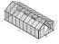 Gewächshaus Chicoree XL18, HKP 6 mm, Grundfläche: 18,6 m² - Abmessungen: 640 x 290 cm (L x B)