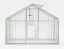 Gewächshaus - Glashaus Rucola XL7, Wände: 4 mm gehärtetes Glas, Dach: 6 mm HKP mehrwandig, Grundfläche: 6,40 m² - Abmessungen: 220 x 290 cm (L x B)
