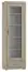 Vitrine Lorengau 29, Farbe: Sonoma Eiche - Abmessungen: 202 x 65 x 40 cm (H x B x T)