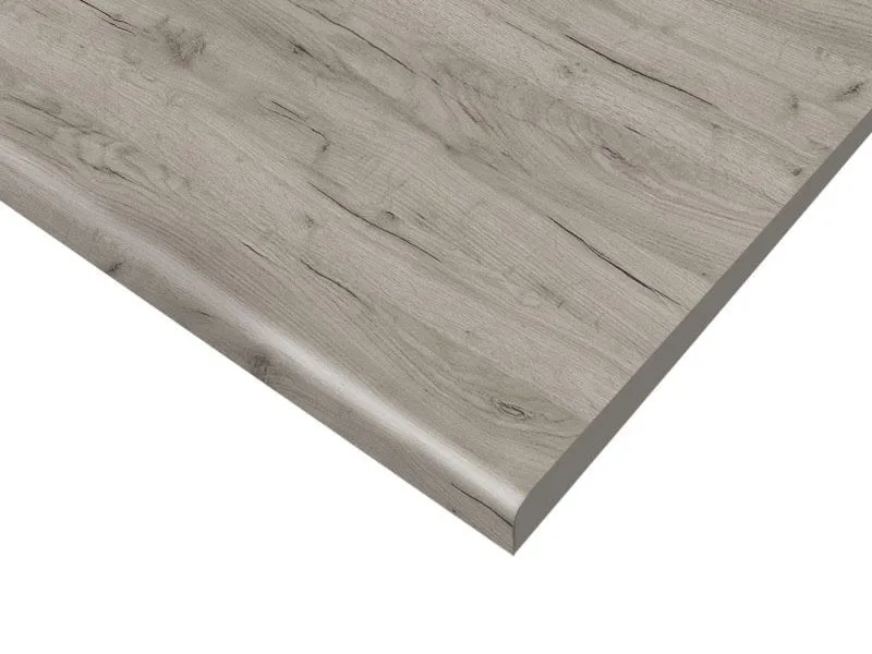 Arbeitsplatte für Küchenzeile / Küchenblock Pici, Farbe: Eiche Grau, Maße: 2,8 x 60 x 60 cm