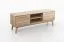 TV-Board / TV-Unterschrank Engordany 06 | Buche Vollholz massiv | lackiert | Farbe: Buche | zwei Türen | Maße: 55 x 155 x 39 cm | vier Fächer | Soft-Close-Funktion