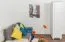 Kleiderschrank Kiefer Vollholz massiv weiß lackiert 001 - Abmessung 190 x 47 x 60 cm (H x B x T) 