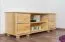 TV-Unterschrank Kiefer Vollholz massiv natur 002 - Abmessung 55 x 156 x 47 cm (H x B x T)