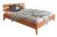 Doppelbett Timaru 02 Kernbuche massiv geölt - Liegefläche: 180 x 200 cm (B x L)