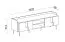 Wohnzimmer Set A | 4-teilig | Farbe: Eiche Mavelie / Macadamia | Push-to-open Funktion | Beine aus Metall | 3 Kommoden | 1 TV-Unterschrank | ABS-Kanten