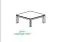 Couchtisch Jussara 15, Farbe: Bernstein, Eiche massiv – 100 x 100 x 39 cm (B x T x H)