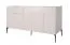 Kommode Asau 14, Farbe: Kaschmir / Eiche dunkel - Abmessungen: 83 x 150 x 47 cm (H x B x T)