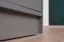 Schlichtes Sideboard Hannut 48, Farbe: Anthrazit - Abmessungen: 84 x 140 x 40 cm (H x B x T)
