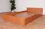 Doppelbett Corrientes 19 inkl. Lattenrost, Farbe: Erle - 160 x 200 cm (B x L)