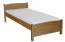 Bettrahmen für Kinder / Kinderbett 120 x 200 cm | Massivholz: Buche | Natur Lackiert Abbildung