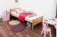 Bettrahmen für Kinder / Kinderbett 80 x 200 cm | Massivholz: Buche | Natur Lackiert Abbildung