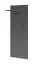 Moderne Garderobe Ringerike 06, Farbe: Anthrazit / Eiche Artisan - Abmessungen: 203 x 180 x 32 cm (H x B x T), mit Sitzkissen