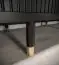 Außergewöhnlicher Schiebetürenschrank mit 10 Fächern Jotunheimen 20, Farbe: Schwarz - Abmessungen: 208 x 180,5 x 62 cm (H x B x T)