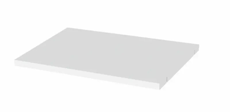 Fachboden für Schrank Manase 10, 2er Set, Farbe: Weiß - 59 x 32 cm (B x T)