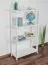 Regal Kiefer massiv Vollholz weiß Junco 56B - 125 x 70 x 30 cm (H x B x T) 
