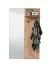 Garderobe Komplett - Set C Crina, 5-teilig, ein Schrank, ein Spiegel, eine Kommode, ein Schuhschrank mit Sitzkissen, eine Garderobe mit Spiegel, ABS-Kantenschutz
