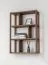 Wandregal | Massivholz | Hängeregal | 6 Fächer | Eichenholz geölt | Farbe: Tabacco | 63 x 22 x 90 cm | Seille 11