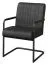 Stuhl Ogulin 37, Farbe: Schwarz - Abmessungen: 86 x 55 x 50 cm (H x B x T)
