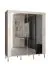 Kleiderschrank mit eleganten Design Jotunheimen 271, Farbe: Weiß - Abmessungen: 208 x 180,5 x 62 cm (H x B x T)