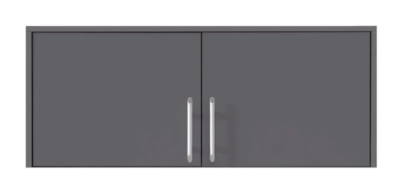 Schrankaufsatz Hannut 45, Farbe: Anthrazit - Abmessungen: 40 x 100 x 56 cm (H x B x T)